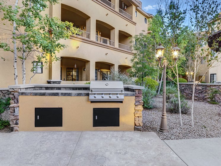 Community BBQ Grill at Prescott Lakes Apartments in Prescott, AZ